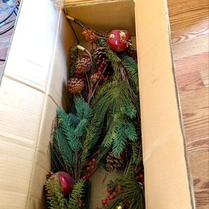 Pottery barn Christmas garland